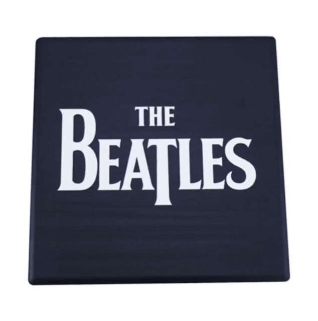 POSAVASOS CERAMICA BEATLES - COASTER SINGLE CERAMIC SQUARE - THE BEATLES (LOGO)1