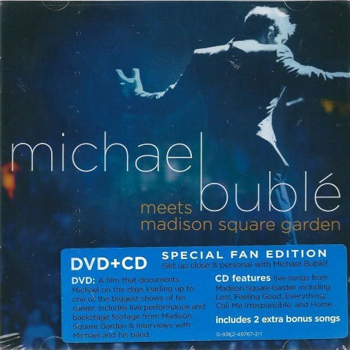 CD MICHAEL BUBLE/ MEETS MADISON SQUARE GARDEN 2 (DVD+CD)1