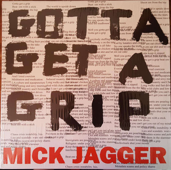 VINILO MICK JAGGER/ GOTTA GETTA GRIP / ENGLAND LOST 1LP1