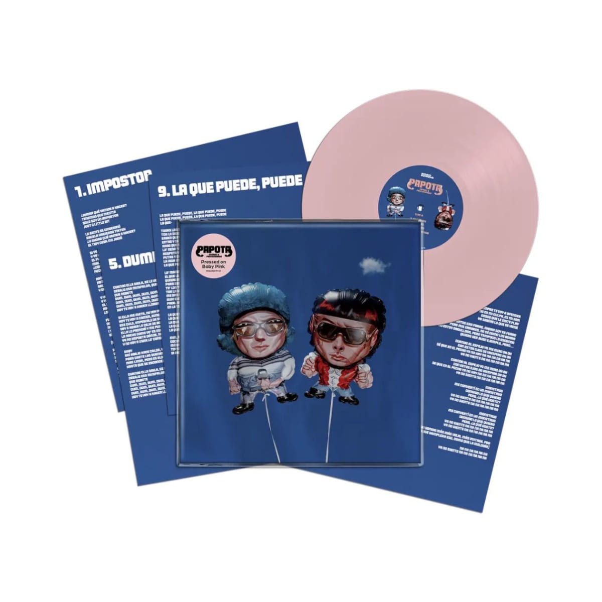 VINILO CA7RIEL Y PACO AMOROSO/ PAPOTA (PINK VINYL) 1LP2