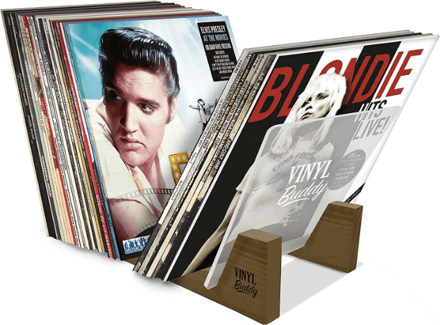 EXHIBIDOR DE MADERA PARA VINILOS 50 LPS2