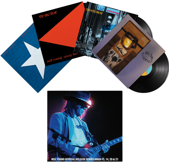 VINILO NEIL YOUNG/ OFFICIAL RELEASE SERIES DISCS 13,14,20 & 21, LIMITED EDITION REMASTERED 4LP2