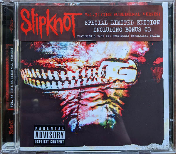 CD SLIPKNOT/ VOL. 3: THE SUBLIMINAL VERSES 2CD2