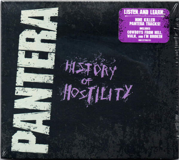 CD PANTERA/ HISTORY OF HOSTILITY 1CD1