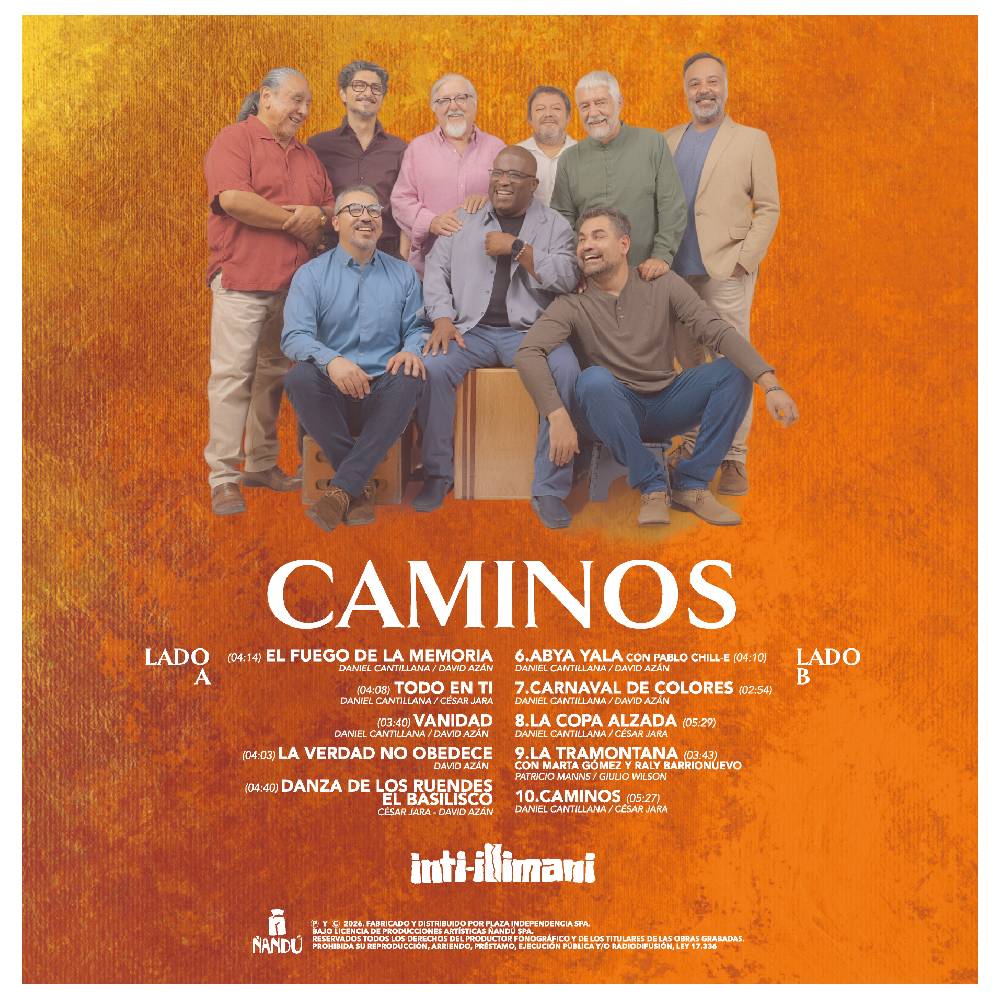 VINILO INTI ILLIMANI/ CAMINOS 1LP2