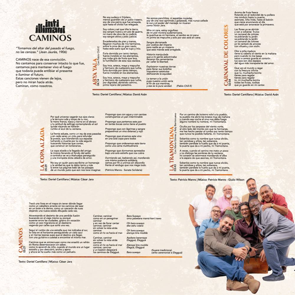 VINILO INTI ILLIMANI/ CAMINOS 1LP4