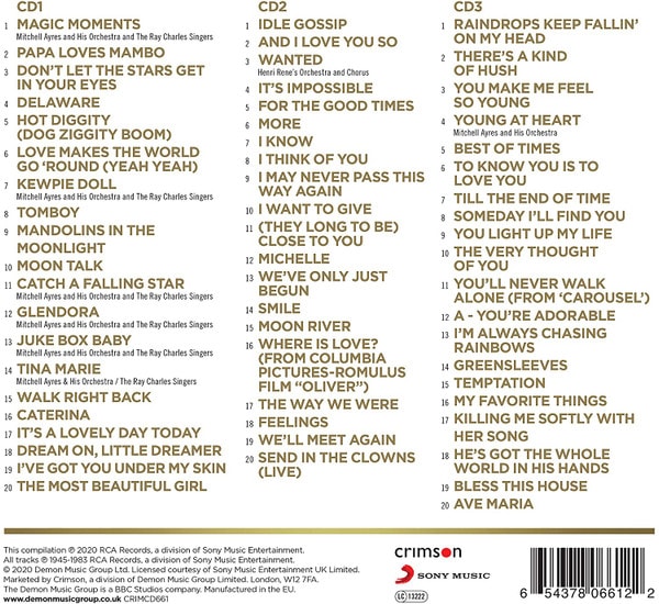 CD PERRY COMO/ GOLD 3CD2