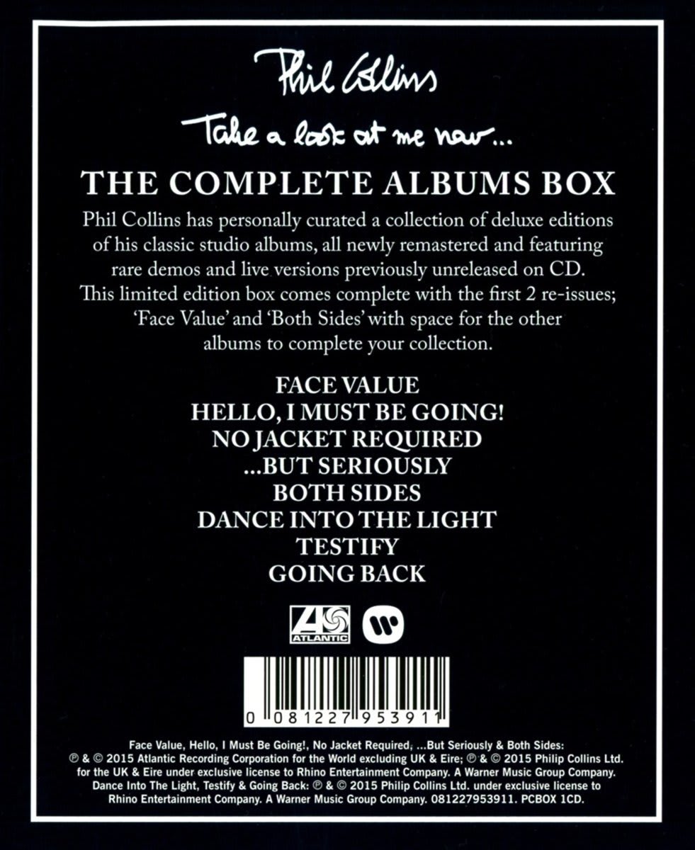 CD PHIL COLLINS/TAKE A LOOK AT ME NOW (THE COMPLETE ALBUMS BOX) 4CD2
