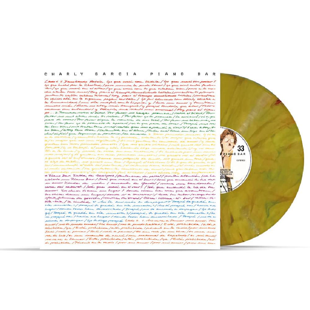 VINILO CHARLY GARCIA/ PIANO BAR (YELLOW VINYL) 1LP2