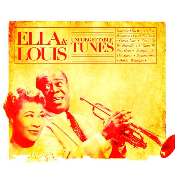CD ELLA FITZGERALD & LOUIS ARMSTRONG/ UNFORGETTABLE TUNES 1CD1