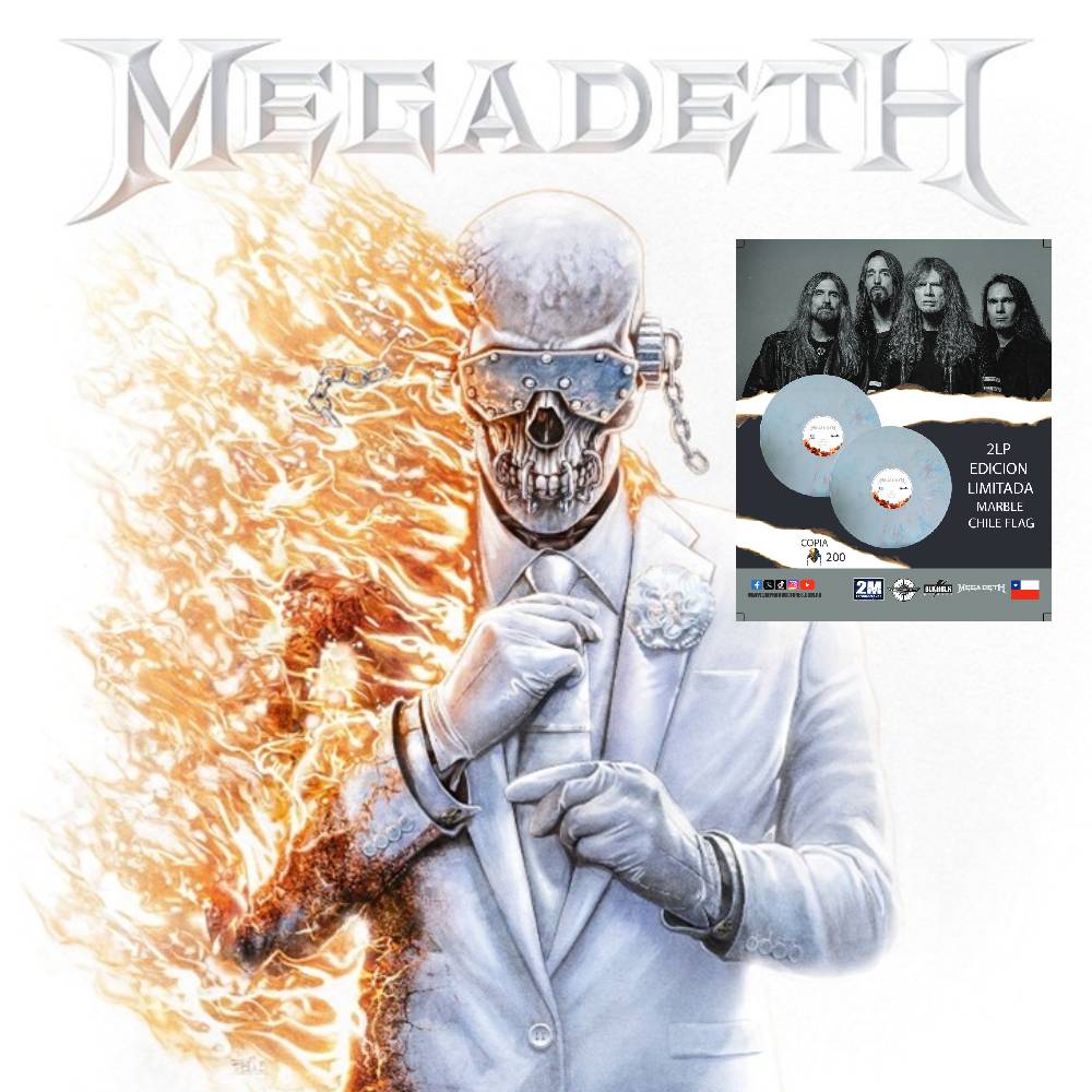 VINILO MEGADETH/ MEGADETH (MARBLE CHILE FLAG) 2LP1