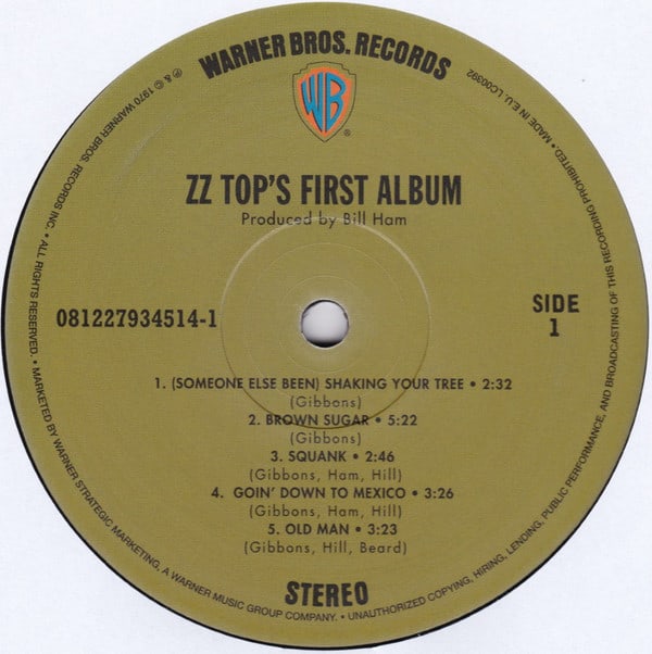 VINILO ZZ TOP/ CINCO: THE FIRST FIVE LPS 5LP4