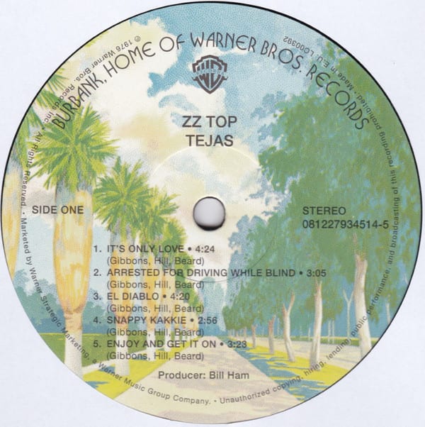 VINILO ZZ TOP/ CINCO: THE FIRST FIVE LPS 5LP5