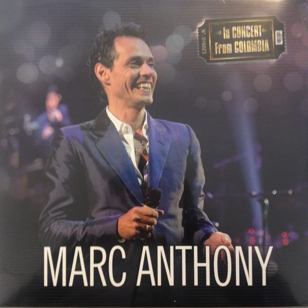 VINILO MARC ANTHONY/ IN CONCERT FROM COLOMBIA 1LP1