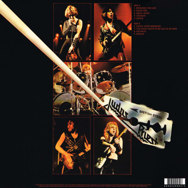VINILO JUDAS PRIEST/ BRITISH STEEL 1LP2