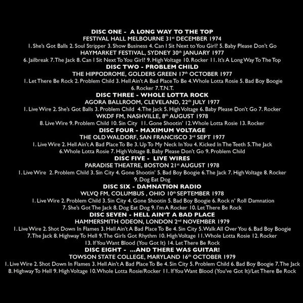 CD AC/DC/ PROBLEM CHILD: THE BEST OF THE BON SCOTT YEARS 8CD2