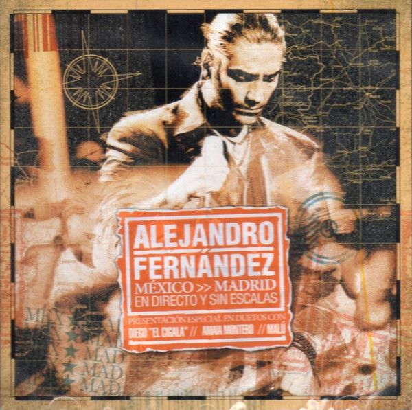 CD ALEJANDRO FERNANDEZ/ MEXICO 1CD1