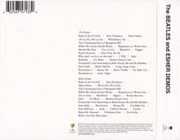 CD THE BEATLES / THE BEATLES WHITE ALBUM 3CD2