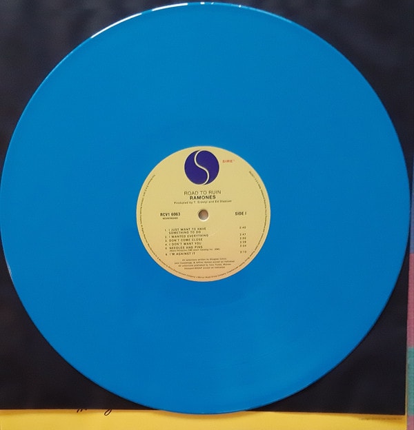 VINILO RAMONES/ ROAD TO RUIN (LIMITED EDITION BLUE) 1LP3
