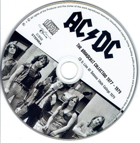 CD AC/DC/ THE BROADCAST COLLECTION 1977 - 1979 4CD5