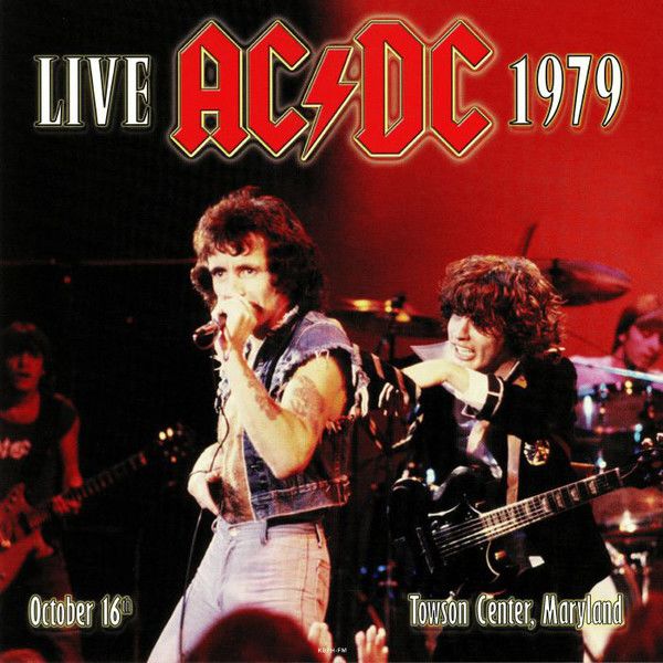 VINILO AC/DC/ LIVE 1979 TOWSON CENTER, MARYLAND 2LP1