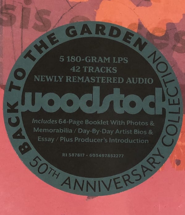 VINILO WOODSTOCK 50TH / WOODSTOCK - BACK TO THE GARDEN 5LP2