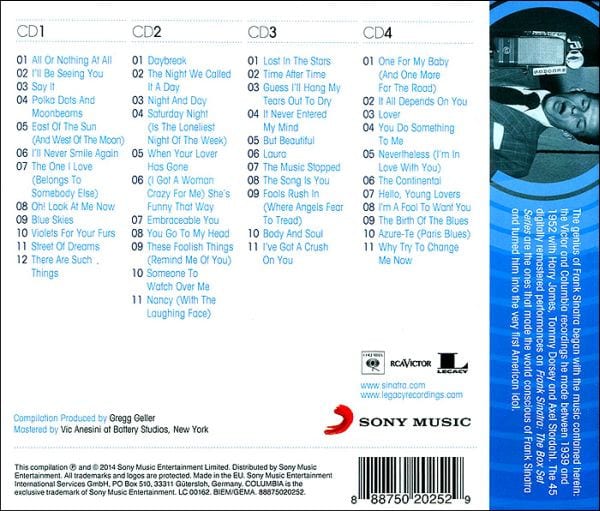 CD FRANK SINATRA/ THE BOX SET SERIES 4CD3
