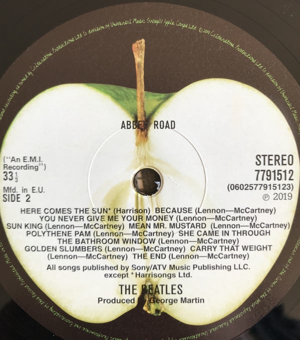 VINILO THE BEATLES/ ABBEY ROAD (ANNIVERSARY EDITION) 1LP3
