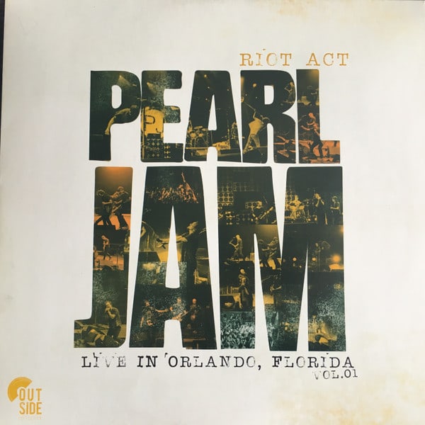 VINILO PEARL JAM/ RIOT ACT 2003 LIVE IN ORLANDO FLORIDA  (+ Magazine)  1LP1