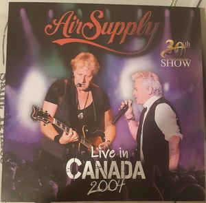 VINILO AIR SUPPLY/ LIVE IN CANADA 2004 1LP1