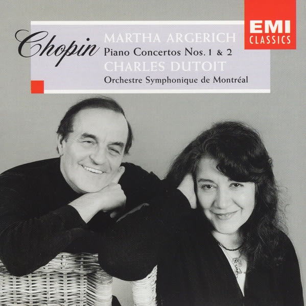 CD MARTHA ARGERICH/ CHOPIN; PIANO CONCERTOS Nos. 1&2 1CD1