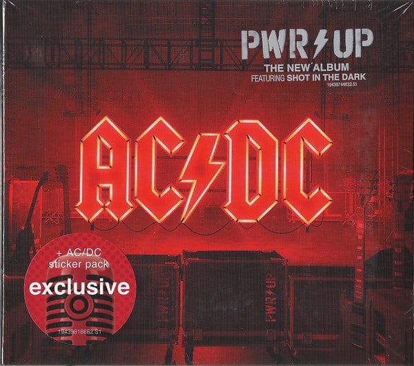 CD AC/DC/ POWER UP (LIMITED EDITION) +AC/DC STICKER PACK 1CD1