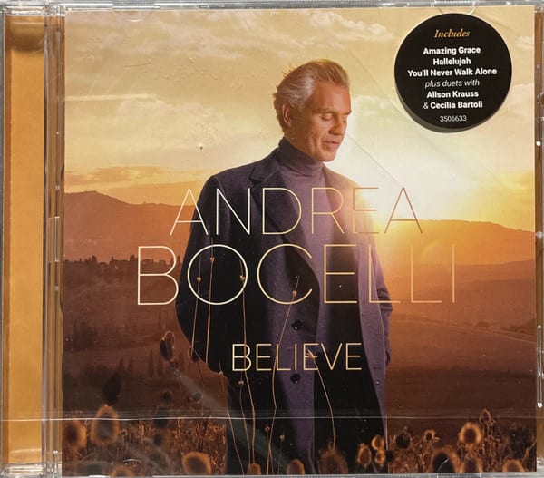 CD ANDREA BOCELLI/ BELIEVE 1CD1