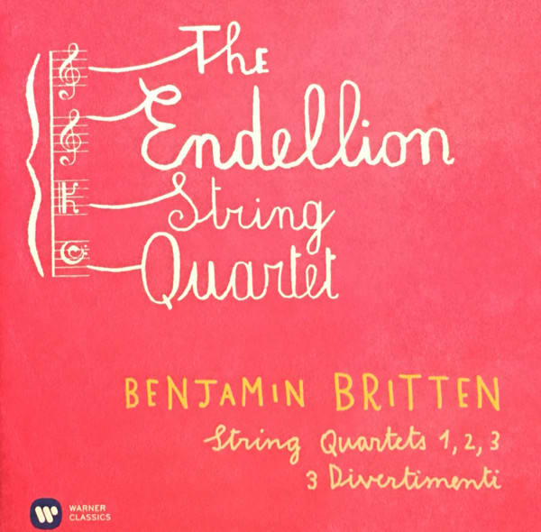 CD CLASICOS WARNER/ BRITTEN : STRING QUARTETS 1-3, 2CD1