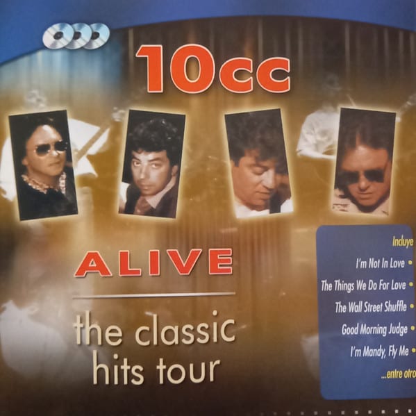 CD 10CC/ ALIVE THE CLASSIC HITS TOUR 1CD1