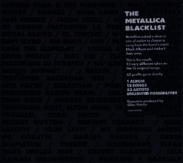 CD VARIOS ARTISTAS/ THE METALLICA BLACKLIST 4CD1