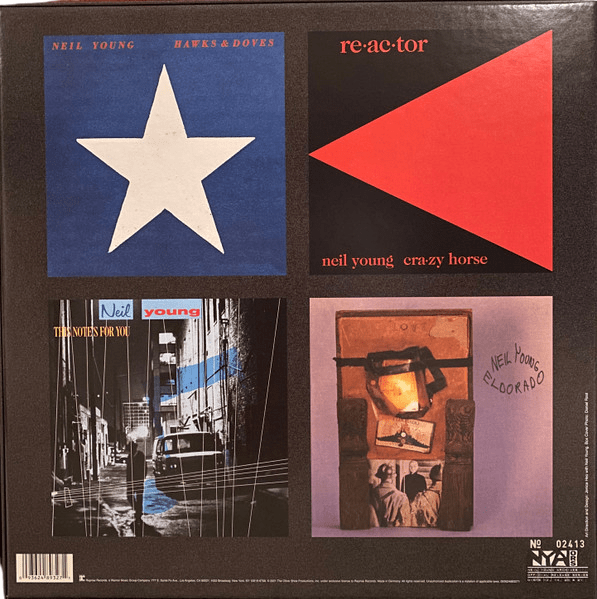 VINILO NEIL YOUNG/ OFFICIAL RELEASE SERIES DISCS 13,14,20 & 21, LIMITED EDITION REMASTERED 4LP3