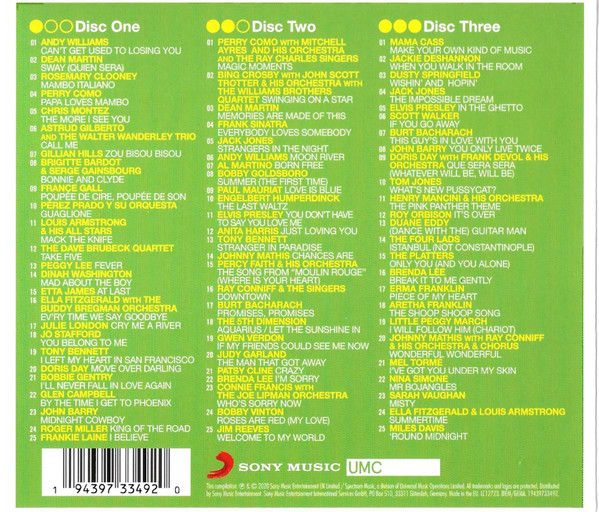 CD VARIOS ARTISTAS/ MAGIC MOMENTS 75 COOL SOPHISTICATED AND TIMELESS SONGS 3CD2