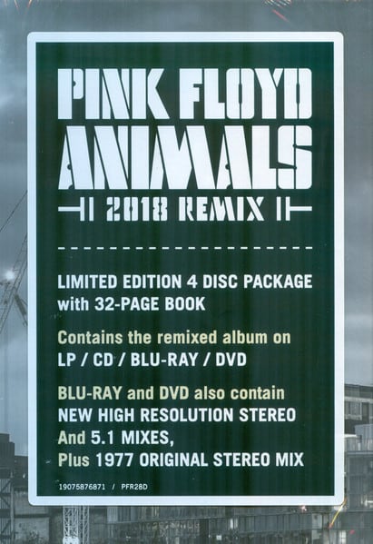 VINILO PINK FLOYD/ ANIMALS -2018 REMIX 1+LP3