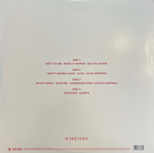 VINILO RÜFÜS DU SOL/ SURRENDER (RED VINYL) 2LP3
