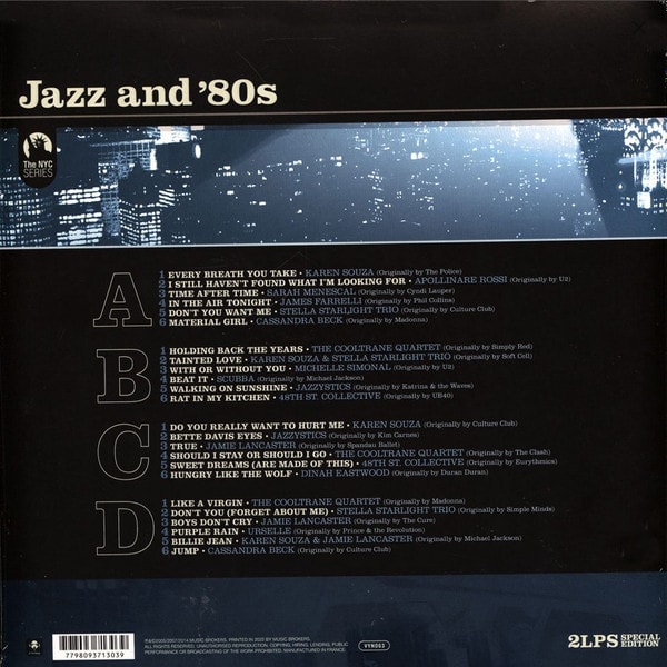 VINILO VARIOS ARTISTAS/ JAZZ AND 80'S (CLEAR VINYL) 2LP2