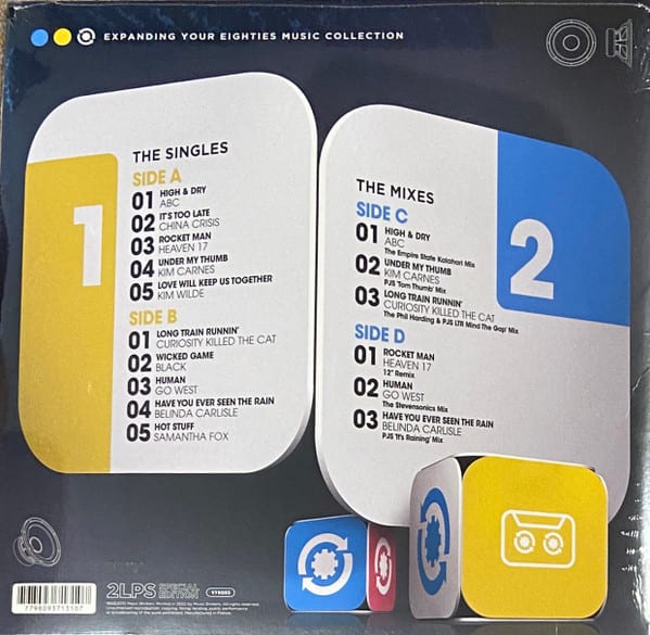 VINILO VARIOS ARTISTAS/ 80'S RE COVERED YELLOW BLUE VINY 2LP2