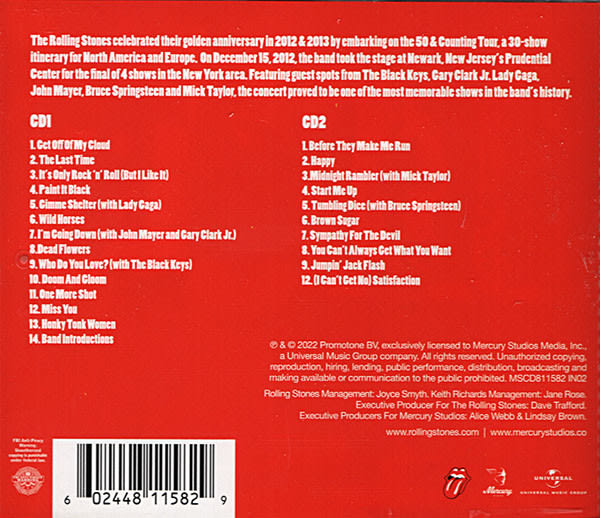 CD THE ROLLING STONES/ GRRR LIVE! 2CD2