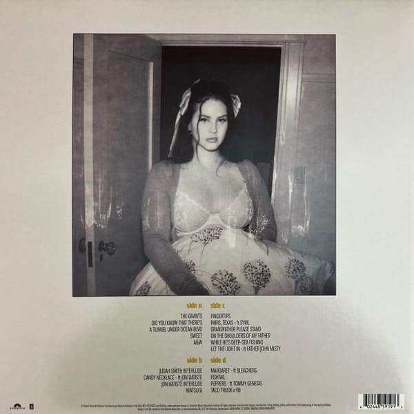 VINILO LANA DEL REY/ DID YOU KNOW THAT THERE'S A TUNNEL  2LP3