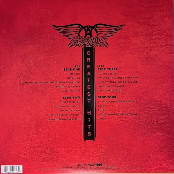 VINILO AEROSMITH/ GREATEST HITS 2LP2