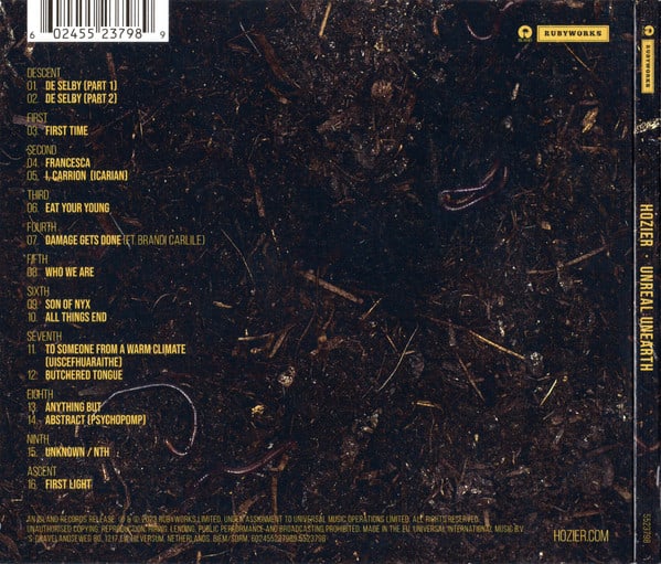 CD HOZIER/ UNREAL UNEARTH 1CD2