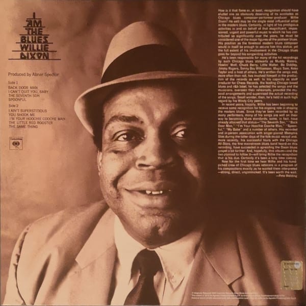 VINILO WILLIE DIXON/ I AM THE BLUES 1LP1