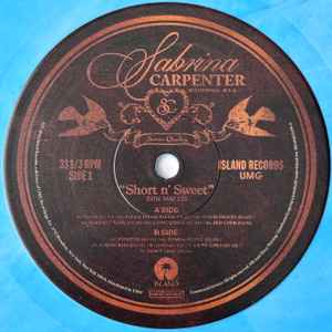 VINILO SABRINA CARPENTER/ SHORT N' SWEET (BLUE MARBLED) 1LP2