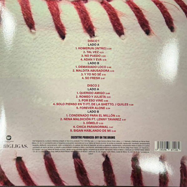 VINILO PAULO LONDRA/ HOMERUN (WHITE VINYL) 2LP2