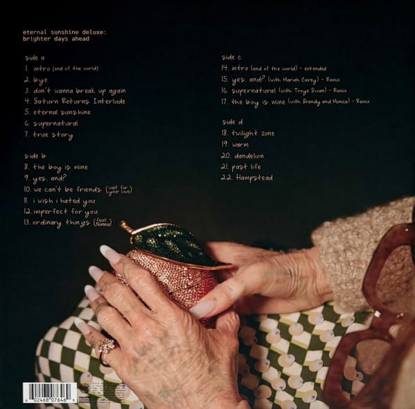 VINILO ARIANA GRANDE/ ETERNAL SUNSHINE DELUXE - BRIGHTER 2LP3